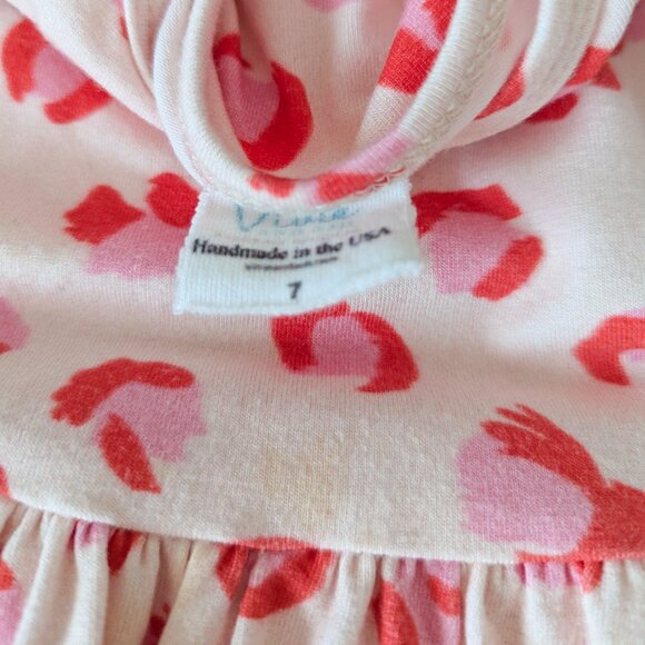 Vivie & Ash Pink Leopard Twirly Dress PLAY size 7 - Picture 4 of 8
